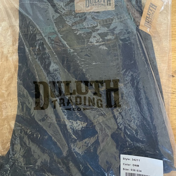 Duluth Men’s Jeans size 36x34 NWT - Picture 2 of 2